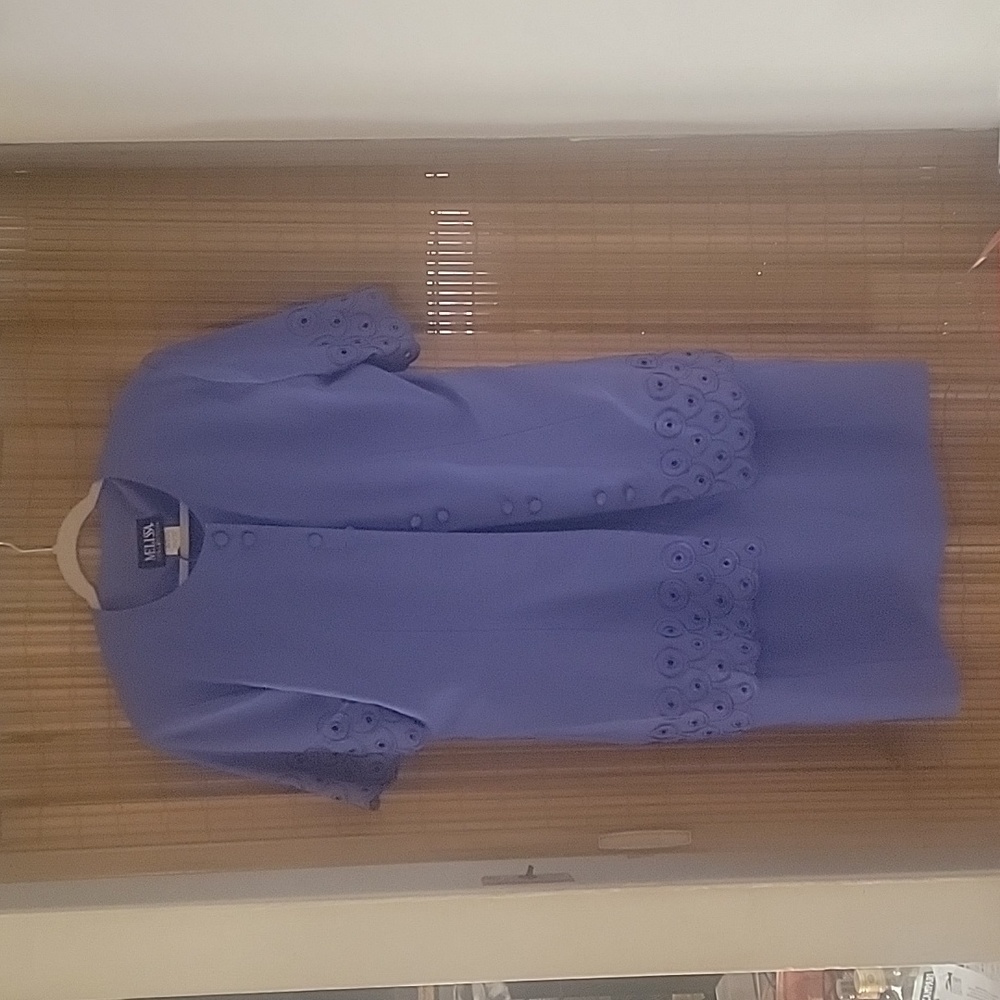 Melissa Collection Midi Dress Set Womens 16  Vintage